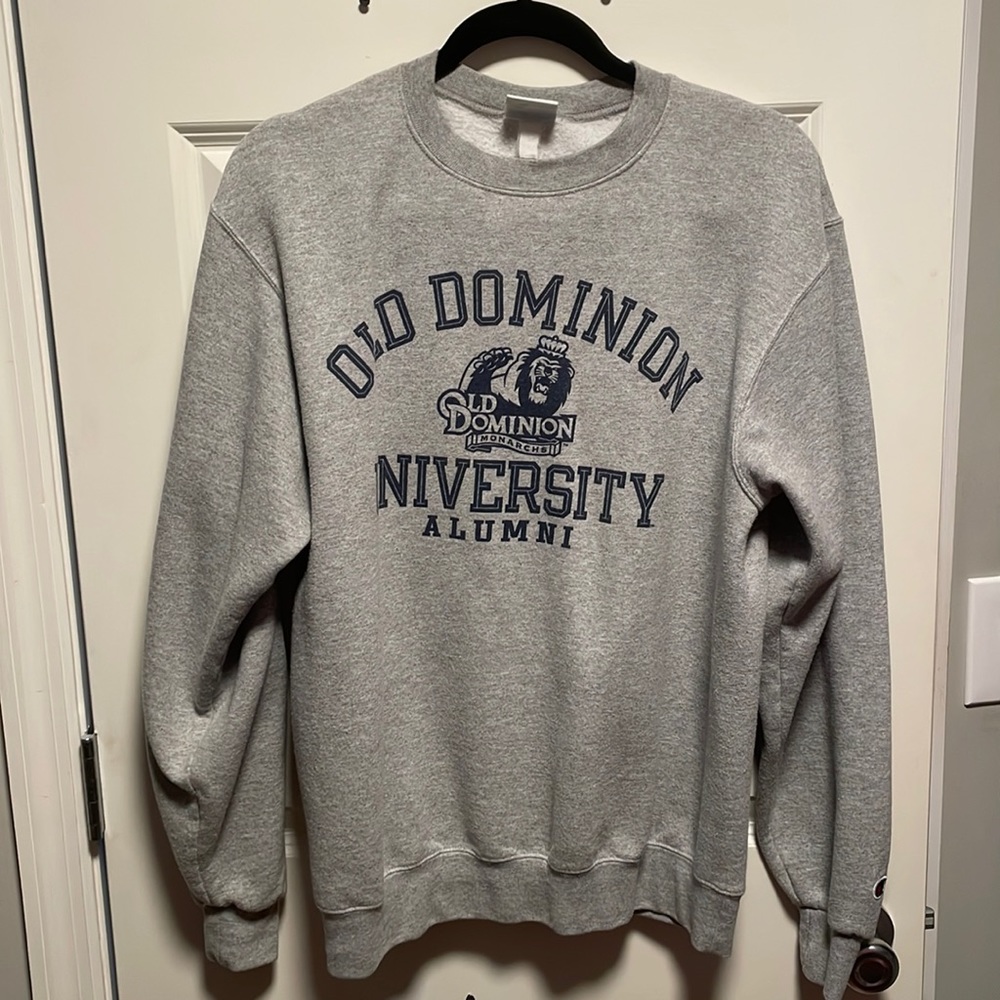 Gray Champion Old Dominion University alumni crew neck sweatshirt